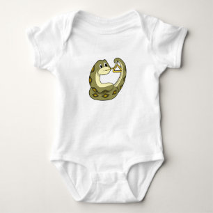Snake at Music with Triangle.PNG Baby Bodysuit