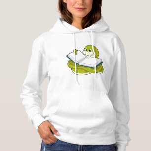 Snake at Reading with Book Hoodie