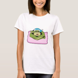 Snake at Sleeping with Nightcap T-Shirt