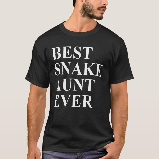 Snake Aunt Apparel   Awesome Aunts Design T-Shirt (Front)