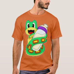 Snake Baby bottle Milk T-Shirt