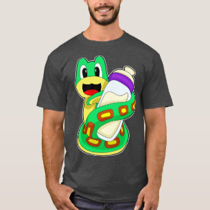 Snake Baby bottle Milk T-Shirt