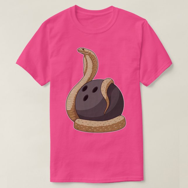 Snake Bowling Bowling ball 2 T-Shirt (Design Front)
