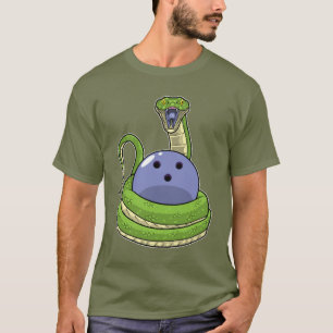 Snake Bowling Bowling ball T-Shirt