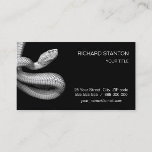 Snake Business Card