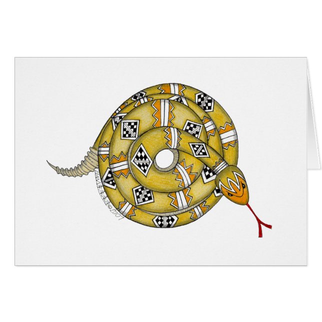 Snake Card (Front Horizontal)