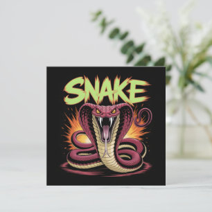 Snake. Card