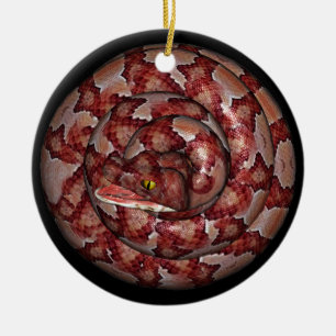 Snake Ceramic Tree Decoration