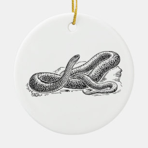 Snake Ceramic Tree Decoration