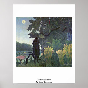 Snake Charmer By Henri Rousseau Poster