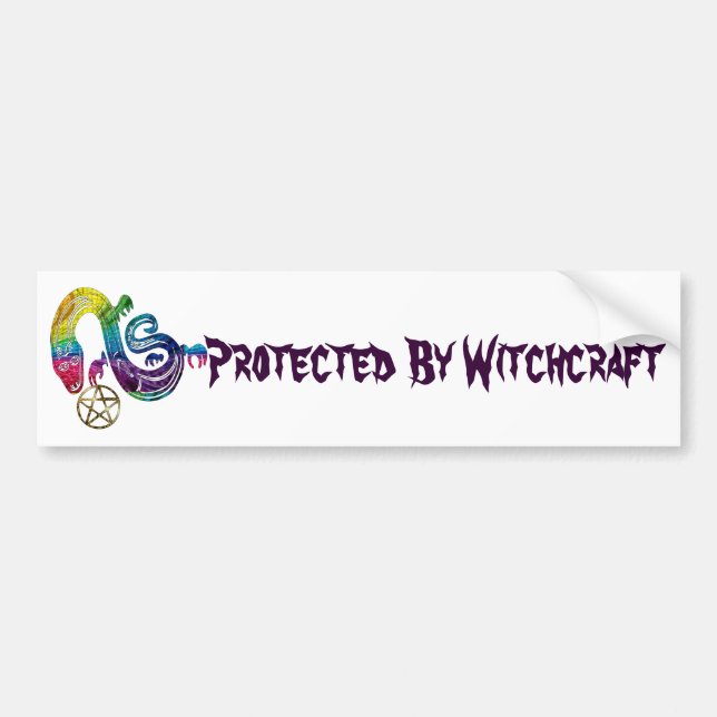 Snake Charming Witch Bumper Sticker (Front)