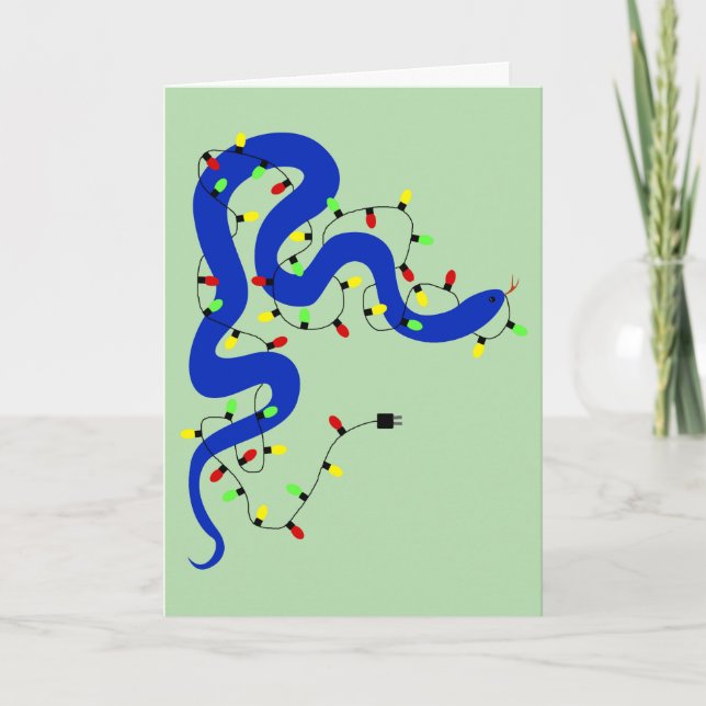 Snake Christmas Card (Front)