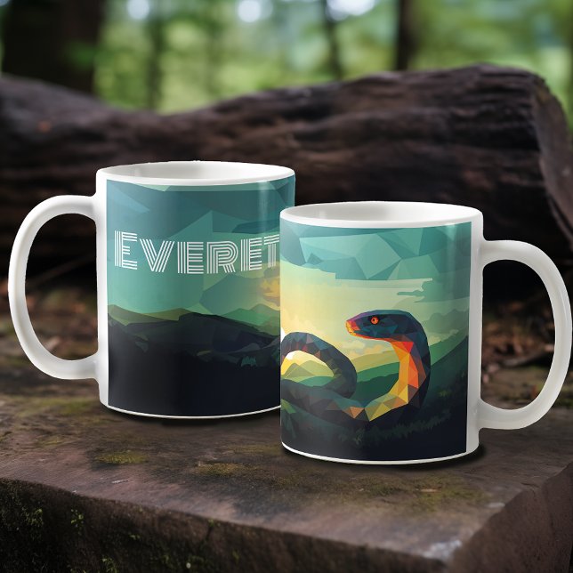 Snake Clever and Creative - Personalised Coffee Mug (Creator Uploaded)
