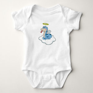 Snake Cloud Angel Baby Bodysuit