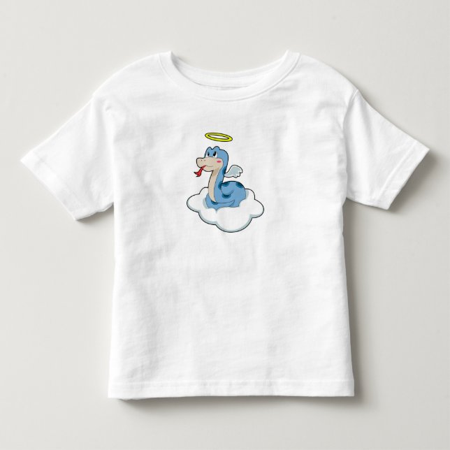 Snake Cloud Angel Toddler T-Shirt (Front)