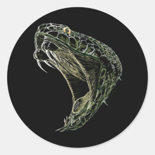 Snake Cobra art Sticker