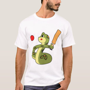 Snake Cricket Cricket bat T-Shirt