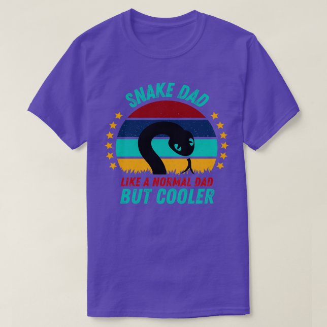 Snake Dad Cool Father Gift  T-Shirt (Design Front)