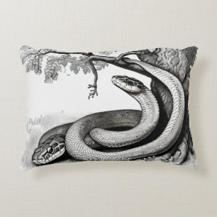 Snake decorative cushion