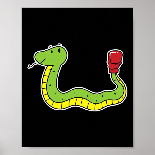 Snake Does Boxing  Poster (Front)