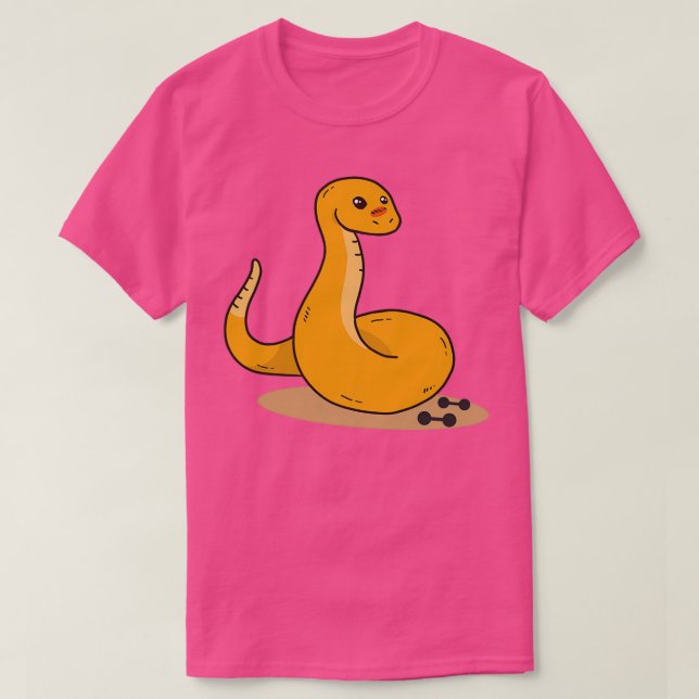 Snake doing yoga  T-Shirt (Design Front)