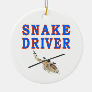 SNAKE DRIVER CERAMIC TREE DECORATION