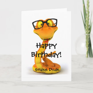 Snake Dude | Cute Chinese Zodiac Sign Card