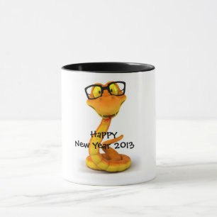Snake Dude   Cute Chinese Zodiac Sign Mug