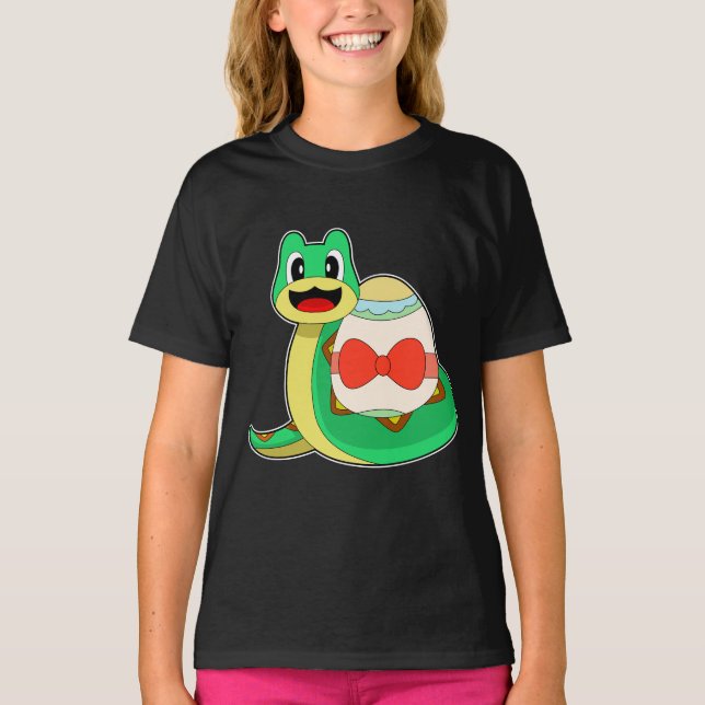 Snake Easter Easter egg T-Shirt (Front)