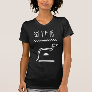 Snake, Egyptian hieroglyph T-Shirt
