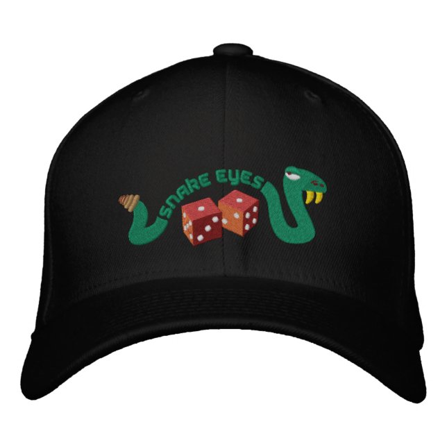 Snake Eyes Embroidered Hat (Front)