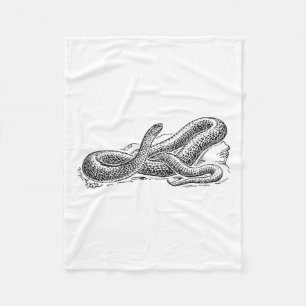 Snake Fleece Blanket
