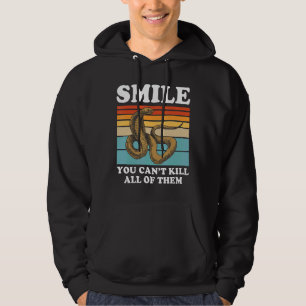 Snake For Boys Women Herpetologist Viper Reptile Hoodie