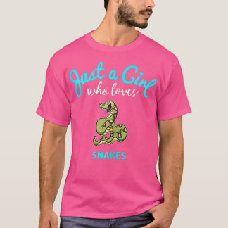 Snake for Girls Kids Snake T-Shirt