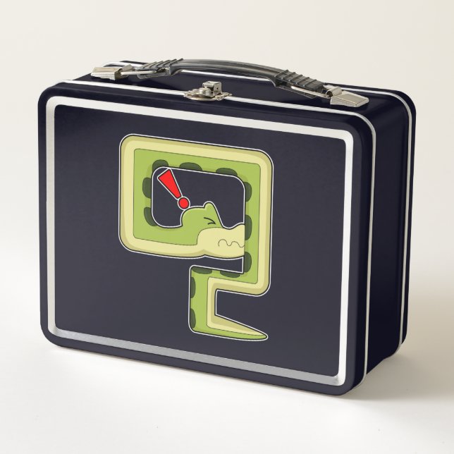Snake Game Metal Lunch Box (Front)