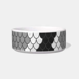 Snake Grey, White and Black Print Bowl