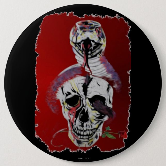 Snake Head Button (Front)