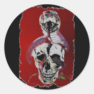 Snake Head Sticker