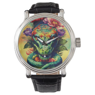 Snake head watch