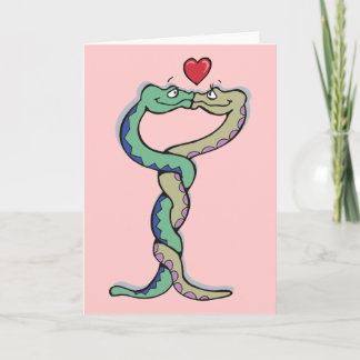 Snake Holiday Card