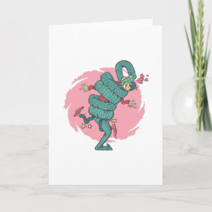 Snake hug card