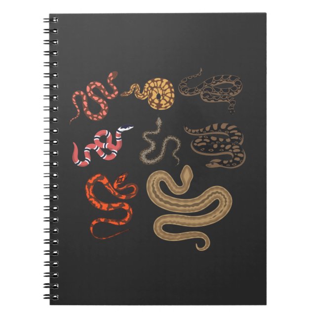 Snake Hunter Reptile Collector Animal Education Notebook (Front)