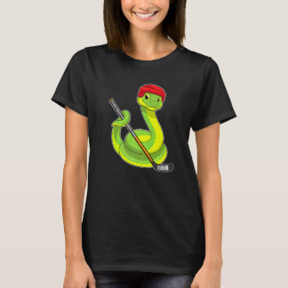 Snake Ice Hockey Ice Hockey Stick Sports T-Shirt
