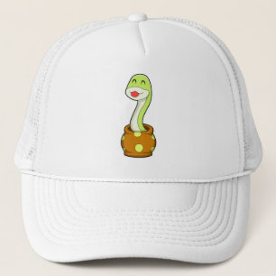 Snake in Jar Trucker Hat