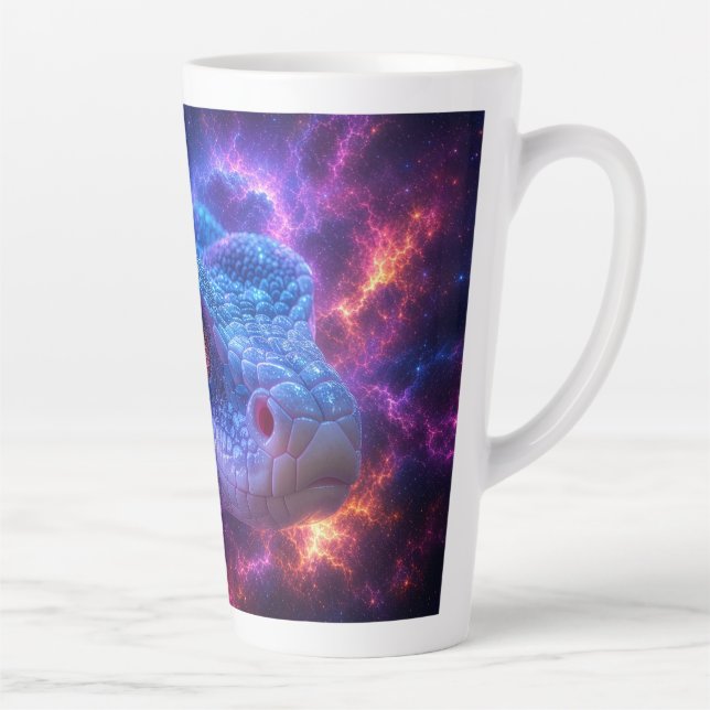 SNAKE IN SPACE LATTE MUG (Right)