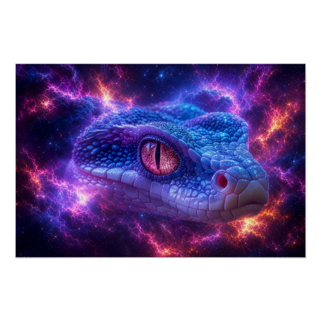 SNAKE IN SPACE POSTER (Front)