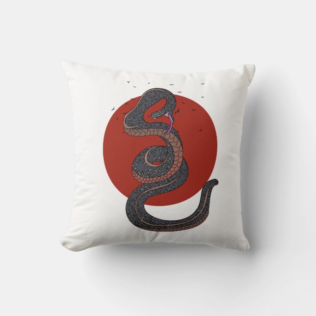 Snake in the Grass Cushion (Front)