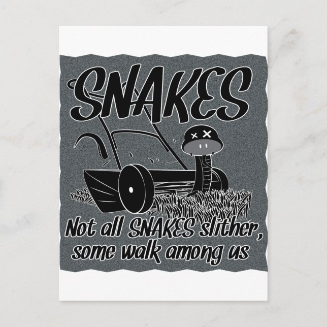 Snake in the Grass Postcard (Front)