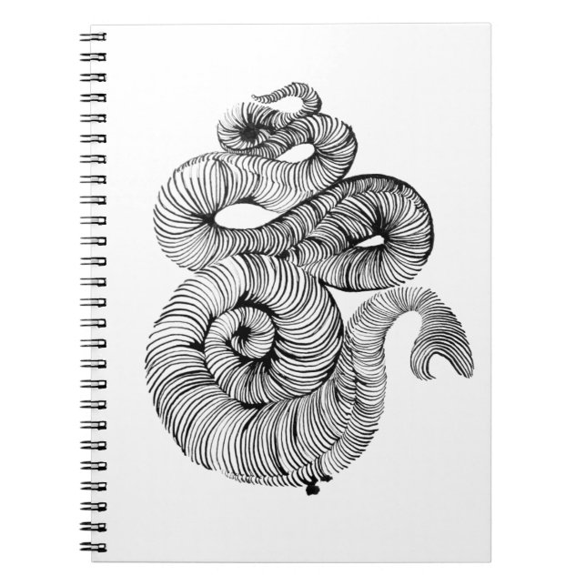 Snake ink drawing notebook (Front)