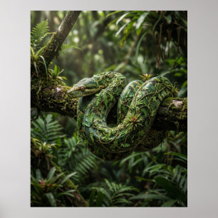 Snake Is Coming Shadow Path Poster